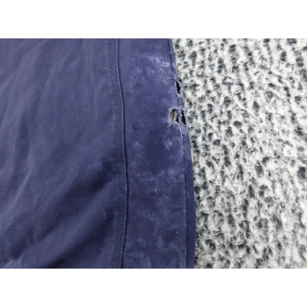 Sorel Canvas Work Jacket Mens XL Blue Duck Hooded Full Zip Distressed Rugged‎